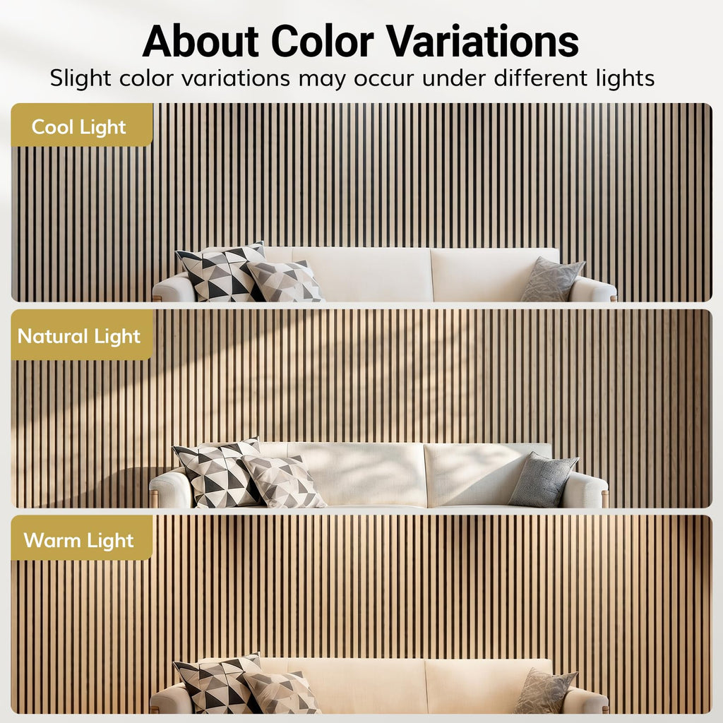 TONOR Wood Wall Panels for Interior Wall Decor-4 Pack 47.2" x 23.6"