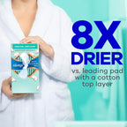 Always Pure Cotton Feminine Pads for Women, FlexFoam Pads with Wings, Size 3, Extra Heavy Flow Absorbency, Unscented, 66 Count (3 Packs of 22)