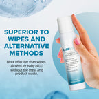EASEntials Hassle-Free Bandage Adhesive Remover Spray – 100% Silicone-Based Formula - Quick Drying, Odorless, Low-Residue Skin Adhesive Remover - No-Sting for Sensitive Skin & Everyday Use - 50ml