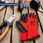 YOUKE OLA 120 Pair Gardening Gloves for Men Women, Breathable Rubber Coated Garden Gloves Working Gloves for Gardening, Construction (Black, Red, Blue)