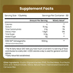 TIKDI Ashwagandha Gummy - 30 Count - Mixed Berry, KSM-66, Vegan, Plant Based, Non-GMO, Gluten-Free, Gelatin Free, No Added Sugar