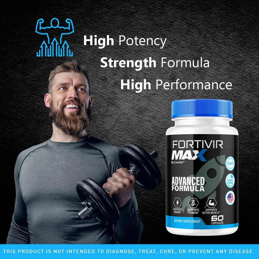 (3 Pack) Fortivir Max Capsule - Fortivir Max Advanced Formula Pills - Maximum Strength, FortivirMax All Natural Premium Support for Overall Health and Wellness Reviews, 180 Capsules for 3 Months