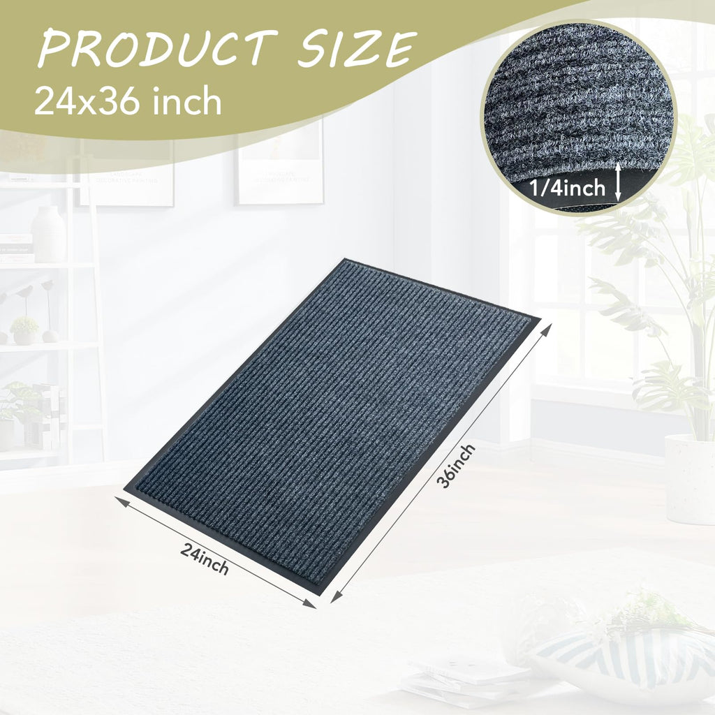 Dmprosel Front Door Mat, 2'x3'Indoor Outdoor Welcome Commercial Floor Mats