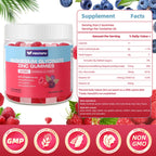 90 CT Magnesium Glycinate Gummies 600mg, Sugar Free Magnesium Gummies w/Zinc & Vitamin D3 - Magnesium Supplements for Sleep, Supports Bone Health, Nerve & Immune Function
