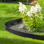 Jorvila No Dig Landscape Edging Kit, 1.5" x 60' Plastic Garden Edging