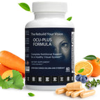 Rebuild Your Vision Ocu-Plus Formula – Eye Health Supplement with Lutein & Zeaxanthin – Supports Visual Clarity, Night Vision & Macular Health – with Bilberry, Ginkgo Biloba & NAC – 60 Capsules