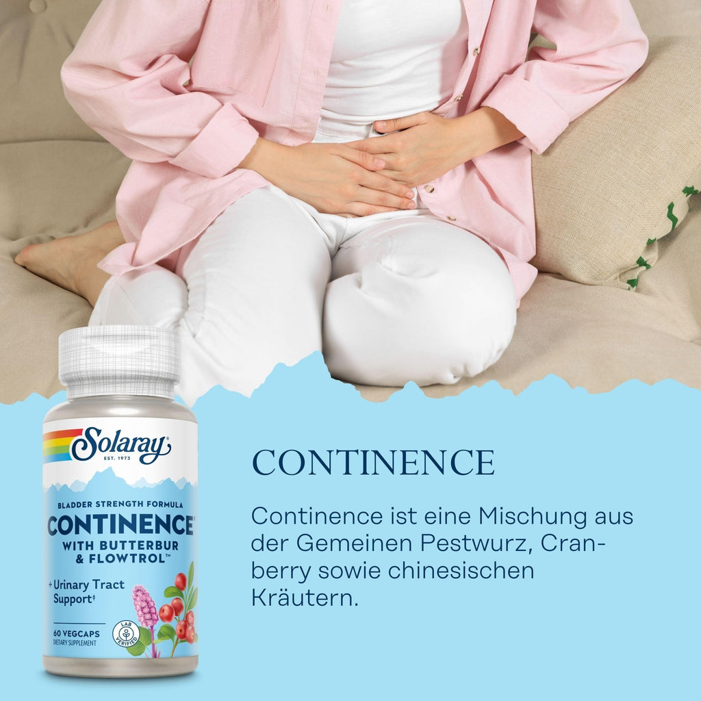 SOLARAY Continence w/Flowtrol, Veg Cap (Carton) | 60ct