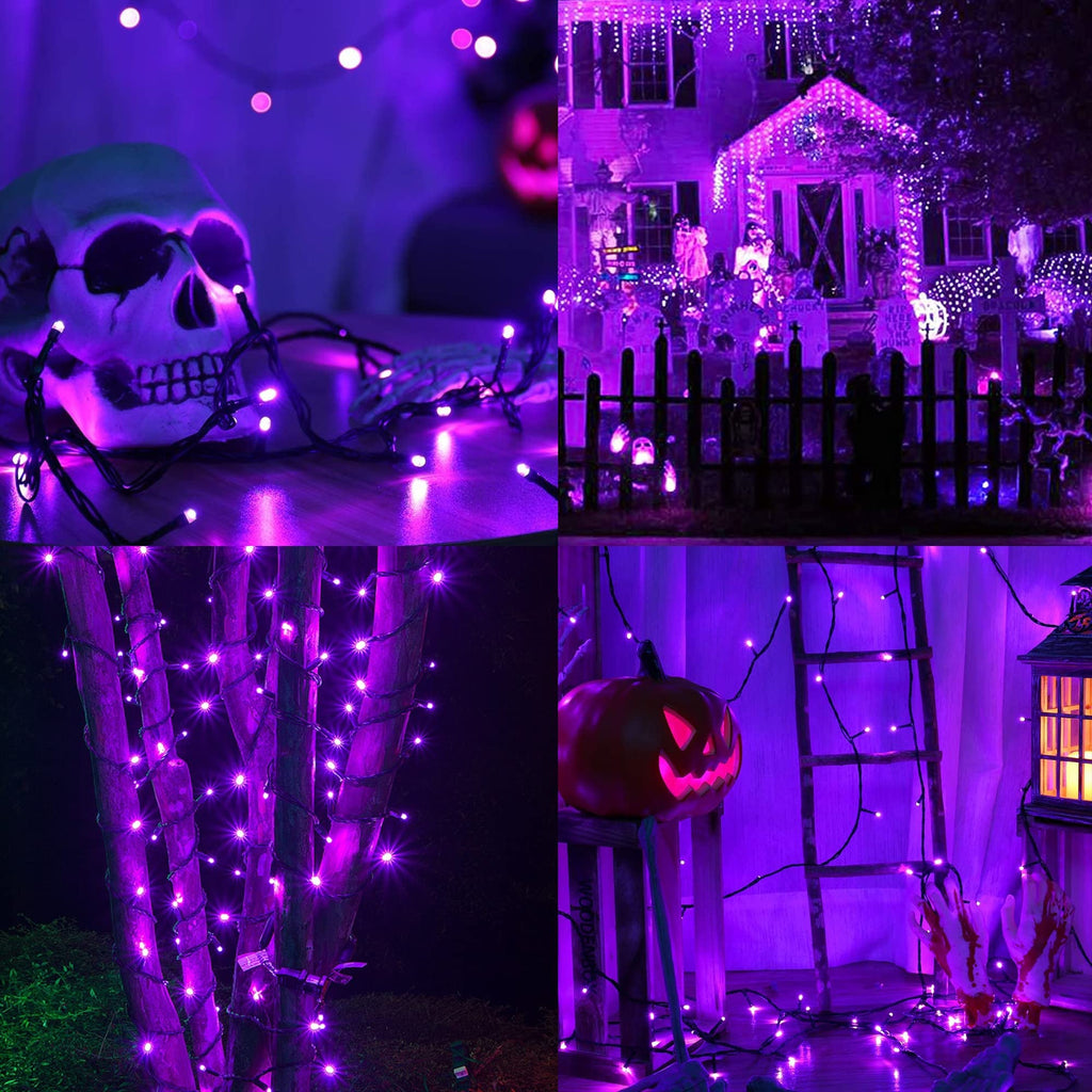 weillsnow 500 LED Halloween String Lights,164 FT Twinkle Lights Waterproof
