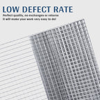 Salmut Hardware Cloth 1/4 in. x 4 ft. x 50 ft. 23-Gauge, Galvanized Wire Mesh Fencing, Chicken Wire Mesh, Wire Fence Roll, Garden Fencing, Snake Fencing, Hardware Mesh