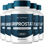 Uriprostat Prostate Health Supplements for Men Capsules, Official Uriprostat All Natural Support Pills - Maximum Strength for Daily Wellness, Uri Prostat Health Support Reviews (5 Pack)