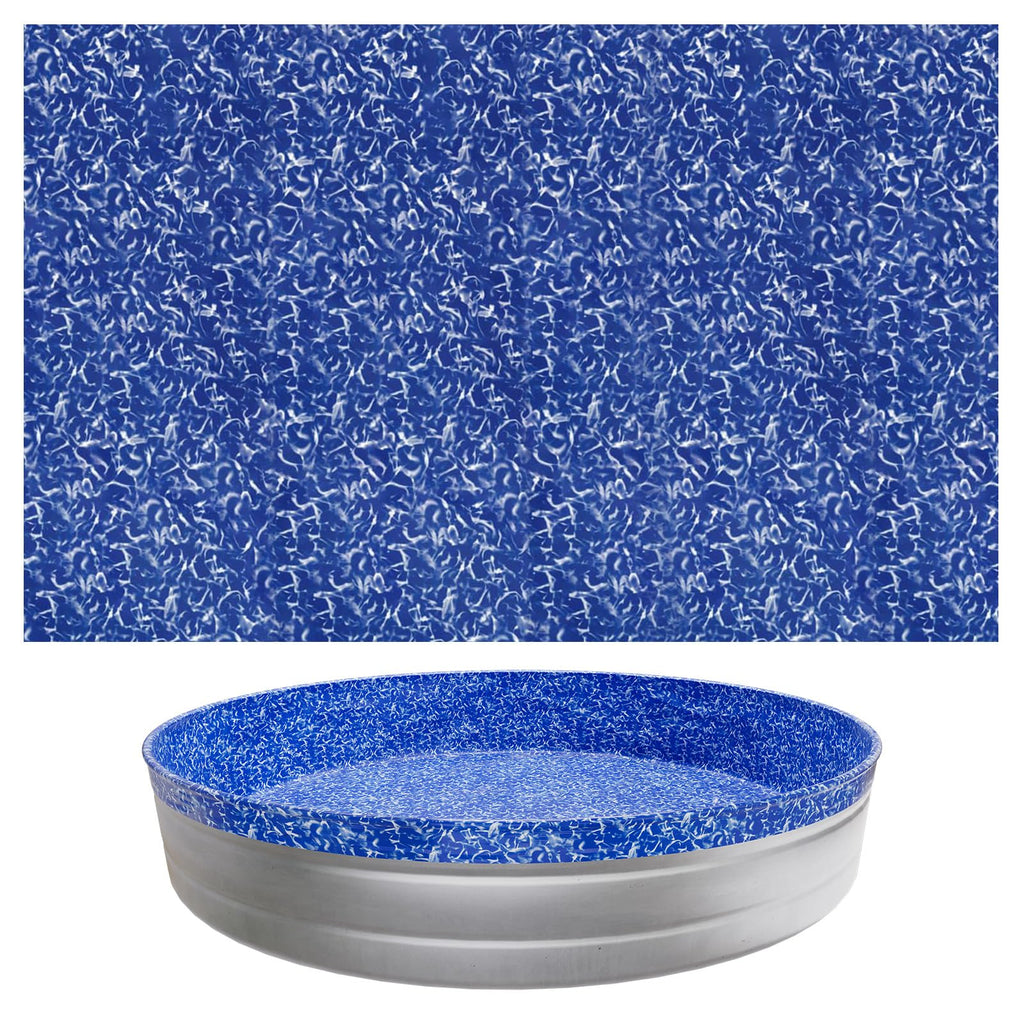 VEVOR 10 ft Round Stock Tank Pool Liner, Overlap Swimming Pool Liner for 27.5 in Wall Height, Extra Thick Heavy Gauge Vinyl, Easy Install with Leak-Proof Patches, Designed for Steel Sided Above-Ground