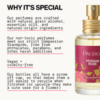 Pacifica Beauty, Persian Rose Clean Fragrance Spray Perfume, Made with Natural & Essential Oils, Fresh Rose Scent, Vegan + Cruelty Free, Phthalate-Free, Paraben-Free, Gifts for Her, 29 ml. 1 fl. oz