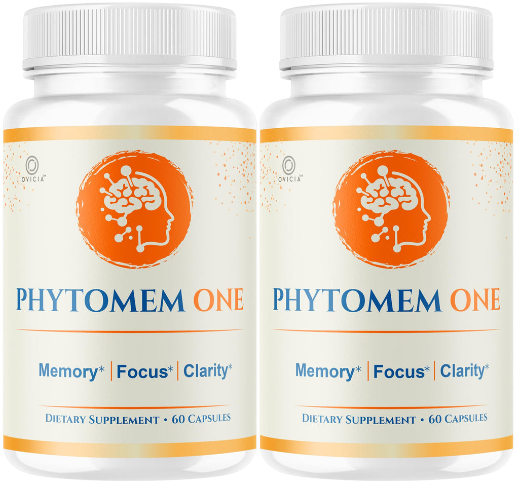 (2 Pack) Phytomem One Capsules - Official Phytomem One Pills Advanced Formula with All Natural Ingredients, Premium PhytomemOne for Wellness & Overall Health Support, 120 Capsules for 2 Months