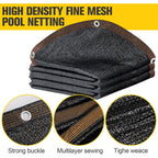 Pool Leaf Net Cover 24 ft Round, Fine Mesh Leaf Net for Above Ground Pool, Winter Pool Cover 24 ft Round Above Ground, Cover Size: 27-Feet Dia (Includes 3-feet Overlap)