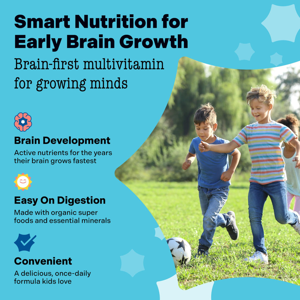 Best Nest Wellness - Mama Bird - Kids Multi+ Liquid Vitamins (31 Servings) Strawberry Flavor - Active Methylated Vitamins, Kids Multivitamin - Organic Superfoods, Enzymes