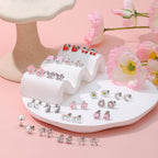 18 Pairs Hypoallergenic Screw Back Earrings for Girls Women