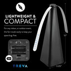 Treva Bug Fan Fly Deterrent with Holographic Blades 4-Pack Black