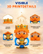 Nativity Advent Calendar 3D Printed Nativity Set Toys Gift for Toddler Kids