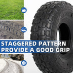 GICOOL 4.10/3.50-4 Replacement Tire and Inner Tube Set, 2 Pack, 10" Heavy Duty Tire and Tube, TR-13 Straight Valve Stem, for Hand Truck Trolley Dolly Garden Wagon Cart Wheel Replacement