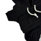 17cm Dolls Clothes Outfit Set for Labubu Dolls - Casual Style Hoodies Costumes for Doll, Black Set