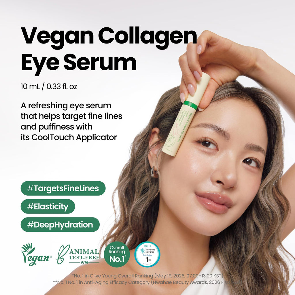 AXIS-Y Vegan Collagen Eye Serum with 2% Niacinamide, Peptides, 0.33 fl. oz.