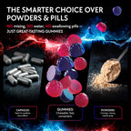 Creatine Monohydrate Gummies Complex 5000 MG for Men & Women, Preworkout Gummy with BCAA, L-Carnitine, Taurine & Vitamin B12 for Muscle Growth, Strength & Energy Support , Flavored and Chewable