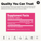 Vital Vitamins Hyaluronic Acid Supplements - Made with 200mg of Low Molecular Weight Hyaluronic Acid - Supports Skin Hydration & Elasticity from Within - 60 Capsules, 60 Servings
