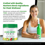 Lean Bodi Tonic Powder Official Formula, LeanBodi Tonic All Natural - Maximum Strength with Vitamin B6, BCAA, LeanBodi Powder Support, Lean Bodi Advanced Formula Reviews (1 Pack)