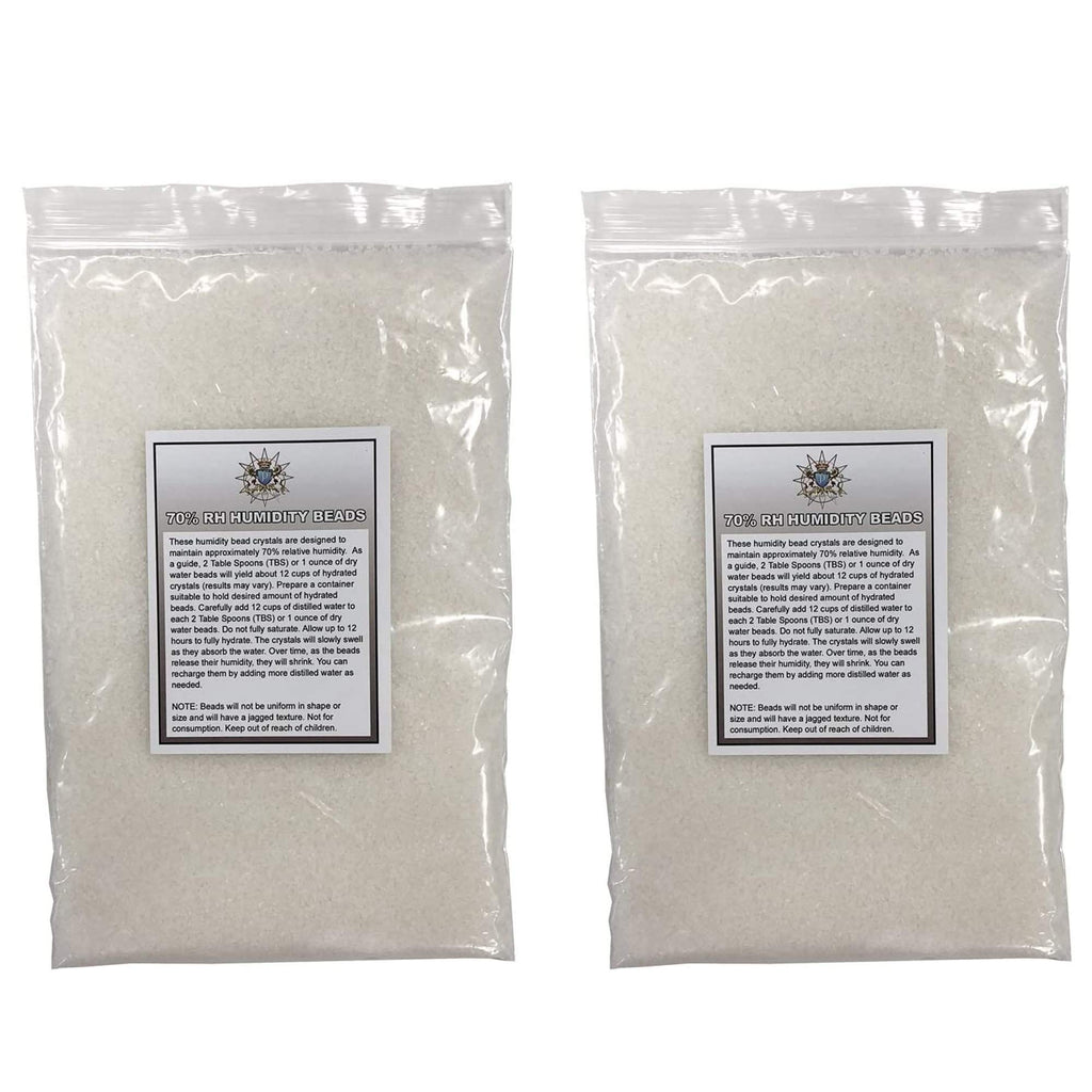 Prestige Import Group Hydrosource CLP Crystal Gel Humidification Beads for Humidors - 1 Pound (2 x 8oz Bags)