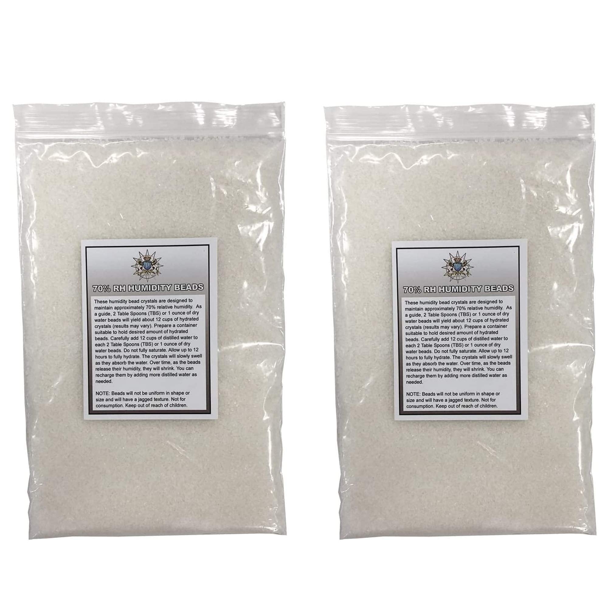 Prestige Import Group Hydrosource CLP Crystal Gel Humidification Beads for Humidors - 1 Pound (2 x 8oz Bags)
