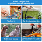 NOYAFA NF-826 Underground Cable Locator Wire Tracker, for Dog Fence Cables Irrigation, Wall and Underground Pipeline Wire Detector, Advanced Circuit Breaker Finder for Wall and Underground Cables