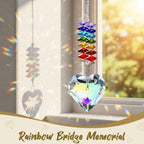 Dog Memorial Gifts, Pet Memorial Suncatcher with Paw Photo Frame