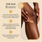 Glo Melanin Magic Eraser Dark Spot Cream for Face, Body & Sensitive Areas - inner thighs remover Made in USA - Faded Cream for Black Spots 1.7 Oz