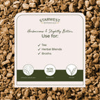 Starwest Botanicals Organic Devil's Claw Root - Dried Herb for Tea & Natural Herbal Blends, Pure Devil's Claw Root, Cut & Sifted, Certified Kosher, Non-GMO - 4 oz Pouch