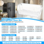 UPGRADED 240356402 Refrigerator Door Bin Compatible with Frigidaire Door Shelf Replacement Frigidaire Gallery Door Shelf Refrigerator Shelves FGHS2631PF4A FFSS2615TS0 LFSS2612TF0 LFSS2612TE0 Door Bin