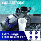 Aquastrong In/Above Ground Pool Pump High Flow Self Primming Swimming Pool Pump,Midnight Blue