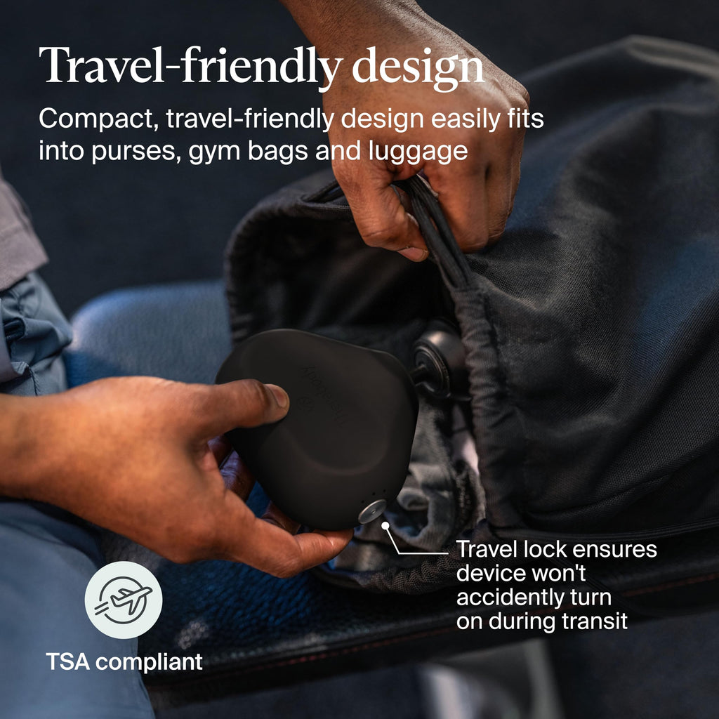 TheraGun Mini (3rd Generation) by Therabody – Ultra-Portable Massage Gun and Travel Essential for Fast, Effective Pain and Tension Relief Anywhere (Black)