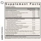 Codeage Lungs Vitamins, A, C, D, E, B6, Milk Thistle Lung Supplement, Zinc & Magnesium, Cordyceps, Reishi, Chaga, Poria, Tylophora, Ginger, Peppermint Leaf Organic Herb Cleanse - Non-GMO - 90 Capsules