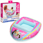 Swimways Barbie Inflatable Water Boat Vehicle, Inflatable Pool Floats and Kids Pool Toys, Barbie Pool Party Supplies for Kids Aged 3 & Up