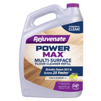Rejuvenate PowerMax Multi-Surface Floor Cleaner, 128 Ounces, Breaks Down Dirt And Grime On Sealed Hardwood, Tile, Vinyl, Laminate To Deliver A Powerful, Deep Clean With Citrus And Cedarwood Scent