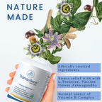Tranquility Labs Tranquilene Total Calm - Stress Relief - All Natural Herbal Supplement - 60 Capsules - Extra Strength with Ashwagandha, Bacopa, B-Complex & More
