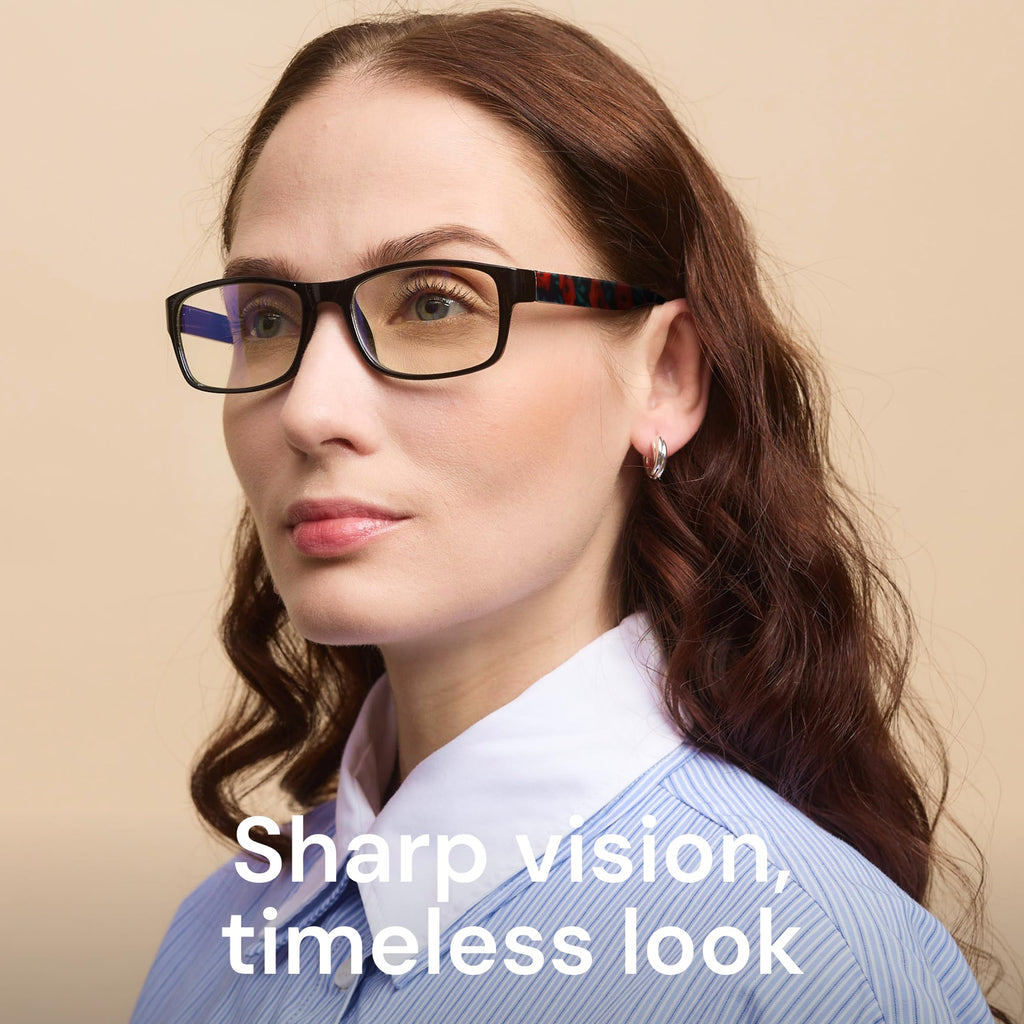 Gaoye 1.5 Professional Reading Glasses for All Day - Computer Readers with Blue Light Protection - Value Pack