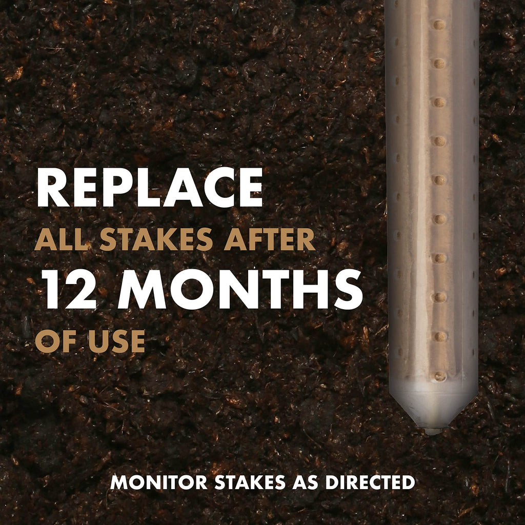 Spectracide Terminate Termite Detection & Killing Stakes, Kills Foraging Termites, Detects Termite Activity, 15 Count