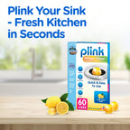 Compac Home Plink Garbage Disposal Cleaner and Deodorizer 60ct VALUE PACK - Lemon