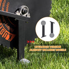 Patented Rolling Lawn Aerator Compacted Soil Loosening Manual Coring Tool