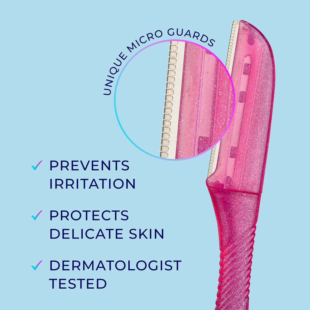Schick Hydro Silk Touch-Up Dermaplane Razor for Women Face, 9 ct