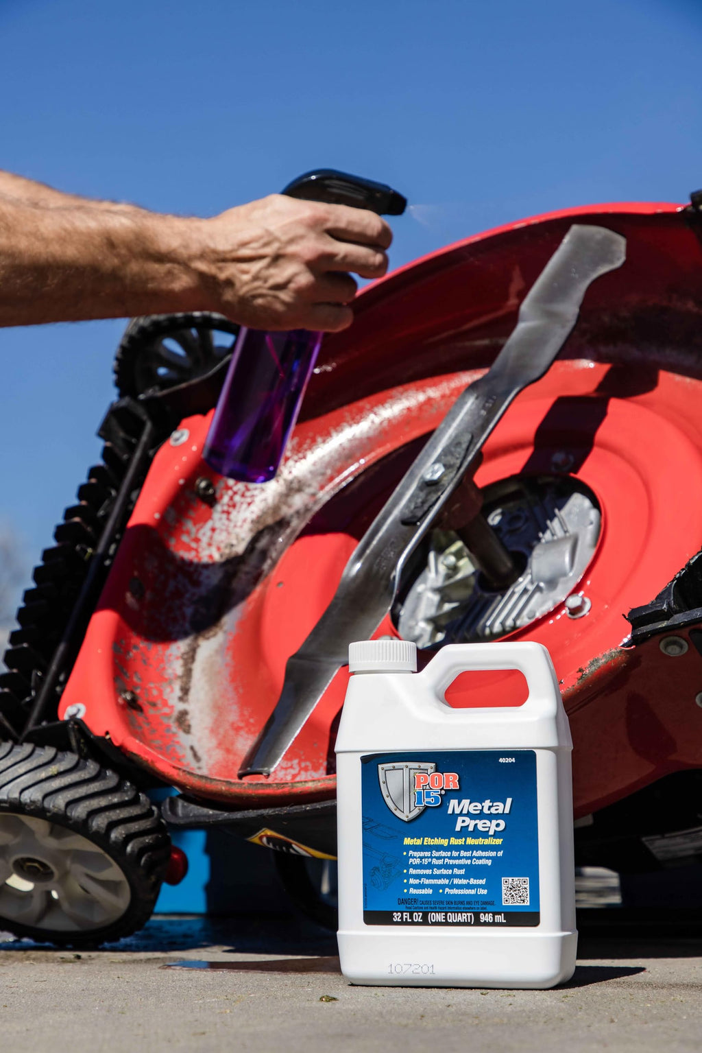 POR-15 Stop Rust Preparation System -Cleaner Degreaser and Metal Prep, Non-flammable and Water-based, 128 Fluid Ounces, 1-gallon each