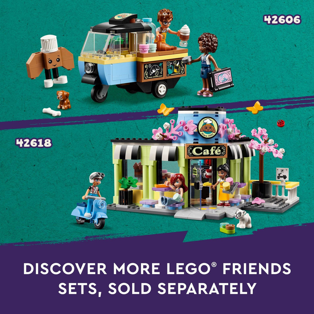 LEGO Friends Heartlake City Cafe Building Toys - Pretend Play Toys Figures & Playset for Kids, Girls & Boys, Ages 6+ - Imaginative Play W/Mini Dolls - Birthday Gift Idea - 42618