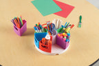 Learning Resources Create a Space Storage Center - Toy Desk Organizer, Classroom Workspace Must Haves, Homeschool Organization, Arts & Crafts, Rotating Caddy, Office & Teacher Supplies