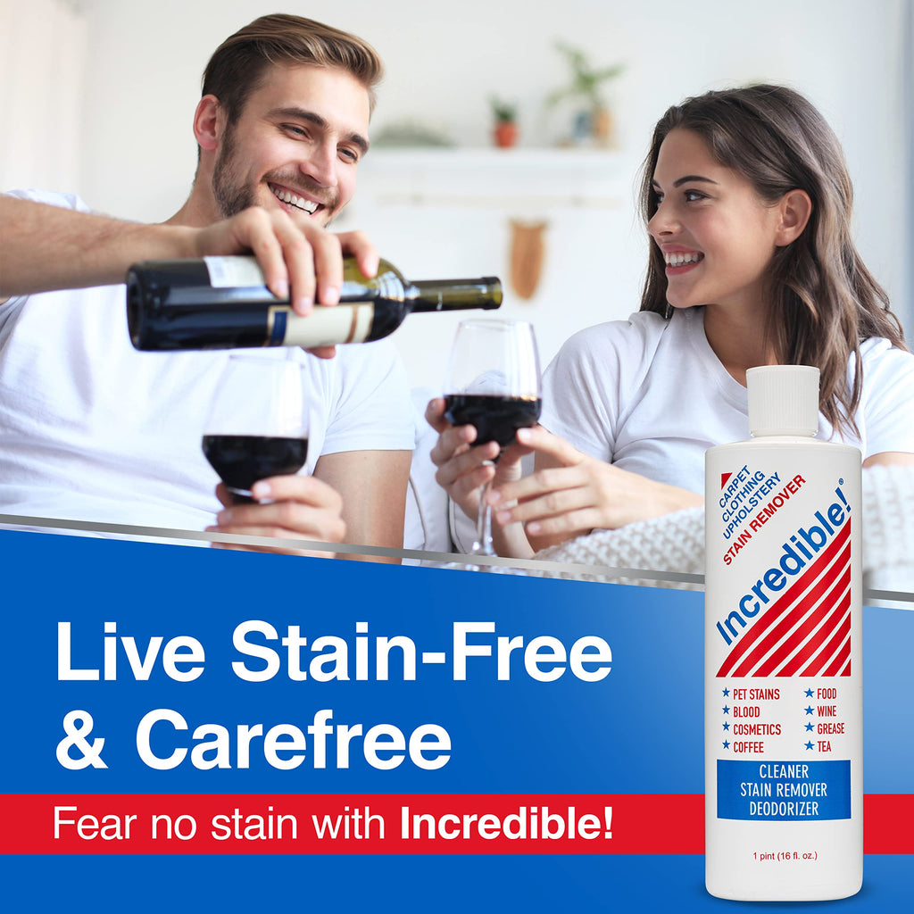 INCREDIBLE! Stain Remover | Commercial Pack for New & Old Stains